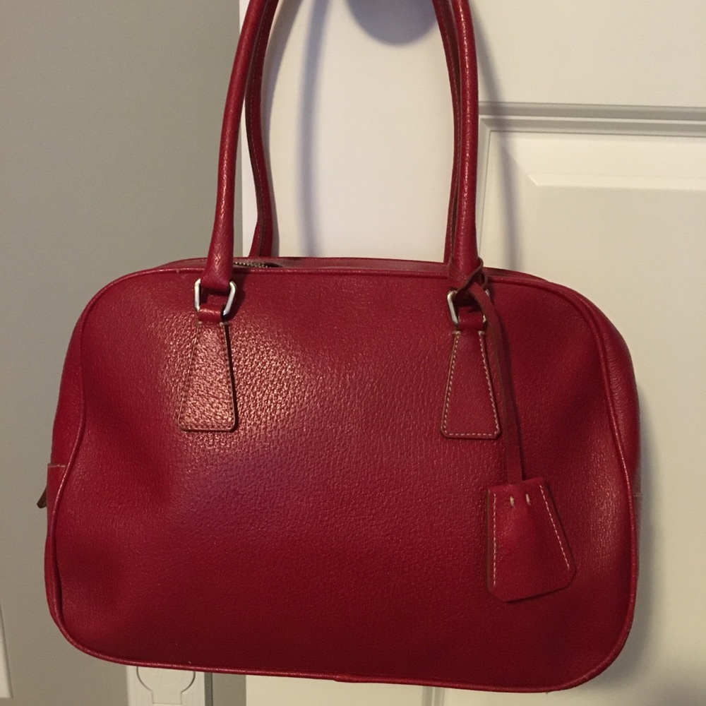 Authentic Prada leather handbag